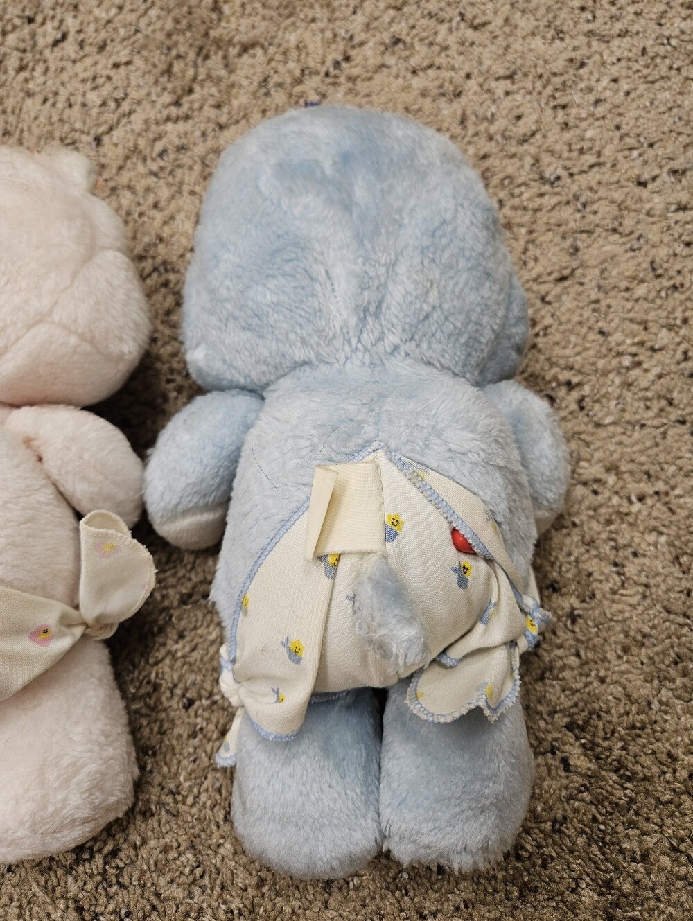 VTG Care Bears KENNER 1983 Baby Tugs Bear Blue Pink Diaper Rare Smiling Star - Picture 7 of 15